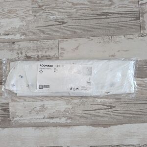 White Canopy with Blue and Gray Details